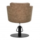 Hairdressing chair Gabbiano Roma old Brown Hairdressing chair Gabbiano Roma old Brown
