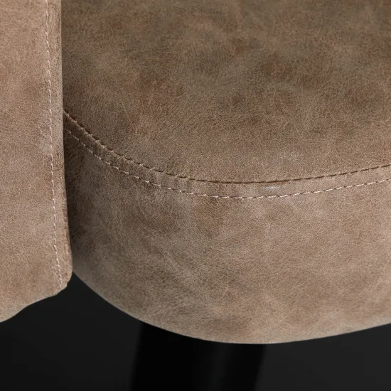 Frizerska stolica Gabbiano Roma staro smeđa — slika 4