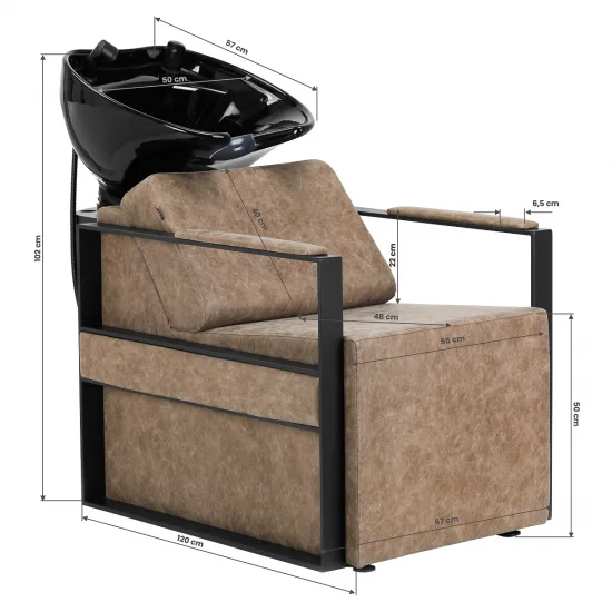 Frizerska praonica Modena Crna Antika — slika 2