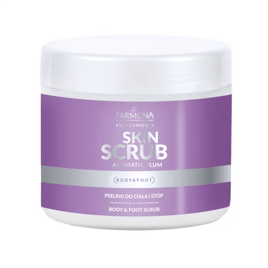 Farmona Skin Scrub piling za tijelo i stopala s mirisom šljive 500 g