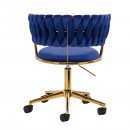 4Rico swivel chair QS-GW01G navy blue
