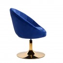 4Rico swivel chair QS-BL12G navy blue