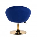 4Rico swivel chair QS-BL12G navy blue