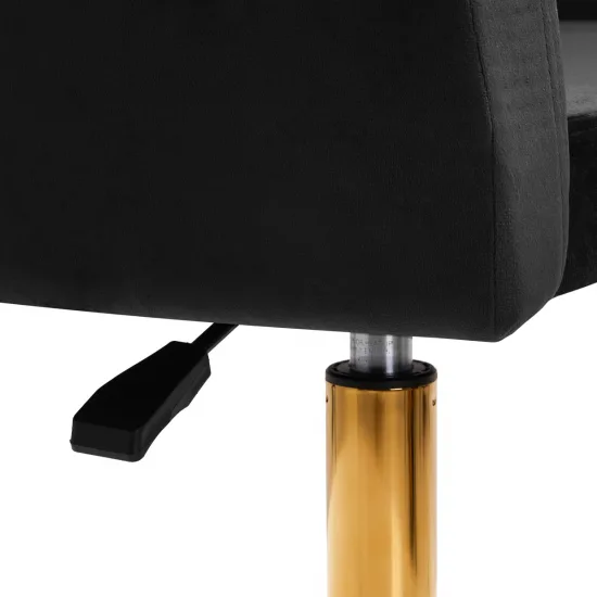 4Rico okretna stolica QS-BL14G crna — slika 3