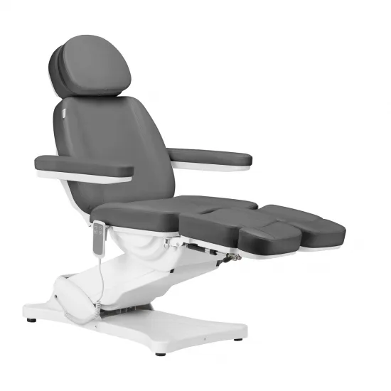 Električna kozmetička stolica SILLON CLASSIC 2 motora pedi siva — slika 3