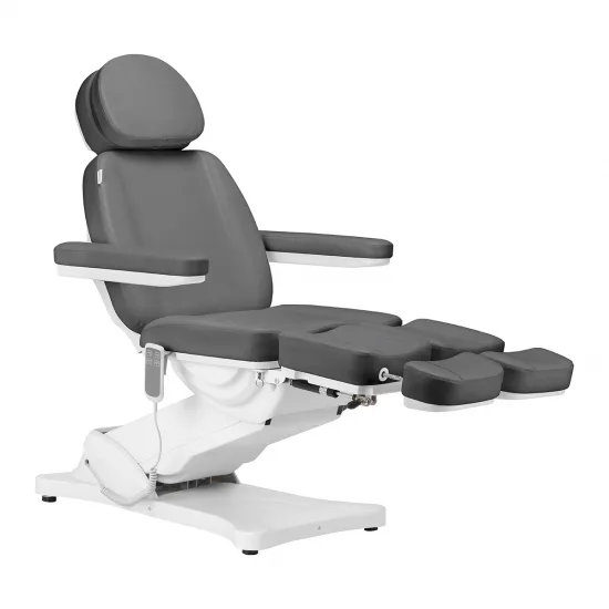 Električna kozmetička stolica SILLON CLASSIC 2 motora pedi siva — slika 4