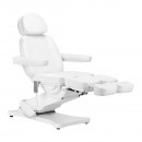 Električna kozmetička stolica SILLON CLASSIC 3 motora s pedikerskim postoljem bijela