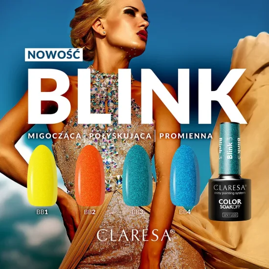 CLARESA Blink hibridni lak za nokte 3 -5 g — slika 2