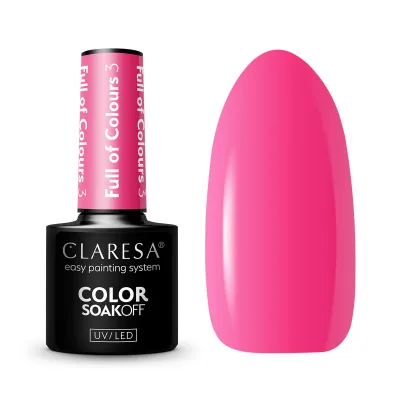 CLARESA Hibridni lak za nokte Full of colors 3-5g
