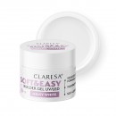 Claresa gel za izgradnju Soft&Easy mliječno bijeli gel 90 g