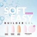 Claresa gel za izgradnju Soft&Easy mliječno bijeli gel 90 g