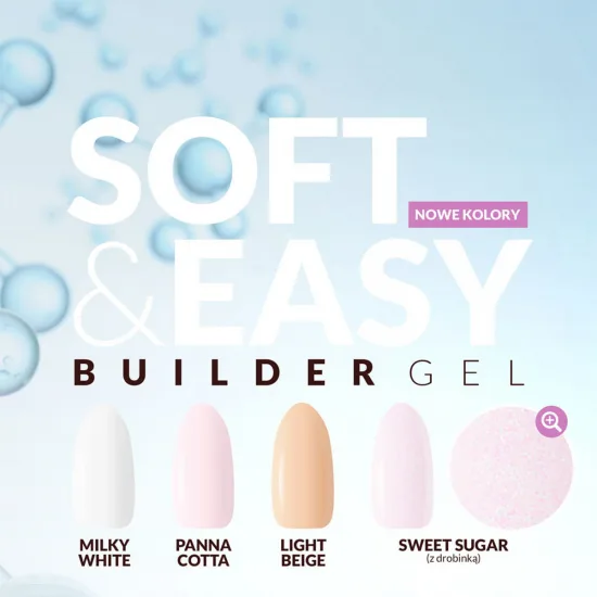 Claresa gel za izgradnju Soft&Easy gel za panna cottu 12 g — slika 3