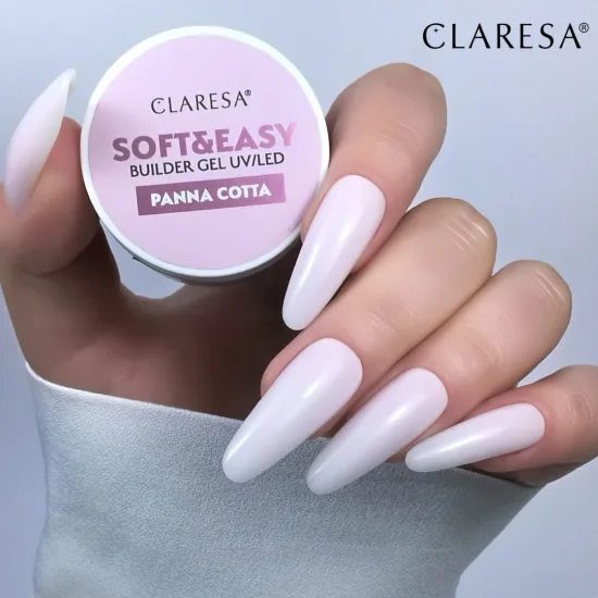 Claresa gel za izgradnju Soft&Easy gel za panna cottu 12 g — slika 2