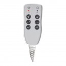 Electric cosmetic chair Azzurro 803D 3-motors grey