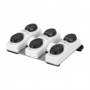 Electric cosmetic chair Azzurro 803D 3-motors grey