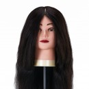 Gabbiano WZ1 hairdressing training head, natural hair, color 1#, length 20" Gabbiano WZ1 hairdressing training head, natural hair, color 1#, length 20"