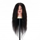 Gabbiano WZ1 hairdressing training head, natural hair, color 1#, length 20" Gabbiano WZ1 hairdressing training head, natural hair, color 1#, length 20"