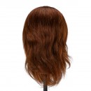 Gabbiano WZ4 training head with beard, natural hair, color 4#, length 8"+6" Gabbiano WZ4 training head with beard, natural hair, color 4#, length 8"+6"