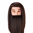 Gabbiano WZ4 training head with beard, synthetic hair, color 4#, length 8"+6" Gabbiano WZ4 training head with beard, synthetic hair, color 4#, length 8"+6"
