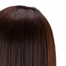 Gabbiano WZ4 training head with beard, synthetic hair, color 4#, length 8"+6" Gabbiano WZ4 training head with beard, synthetic hair, color 4#, length 8"+6"