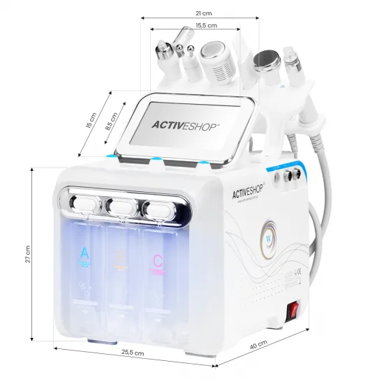 Uređaj hydrafacial nove generacije 6 u 1 s vodikom H2+ — slika 10