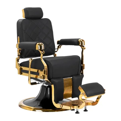 Brijačka stolica Gabbiano Leonardo Gold Black