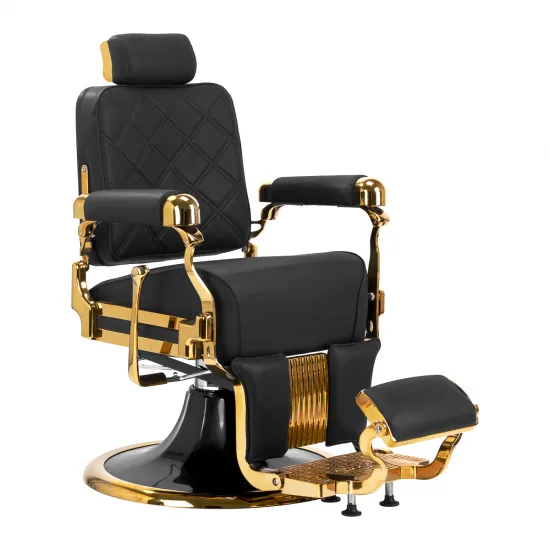 Brijačka stolica Gabbiano Leonardo Gold Black