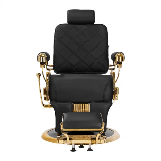 Brijačka stolica Gabbiano Leonardo Gold Black — slika 3