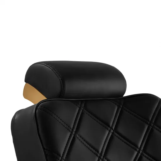 Brijačka stolica Gabbiano Leonardo Gold Black — slika 7