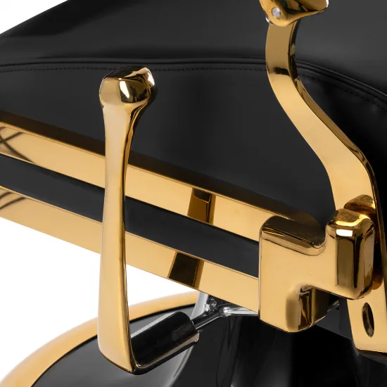 Brijačka stolica Gabbiano Leonardo Gold Black — slika 10