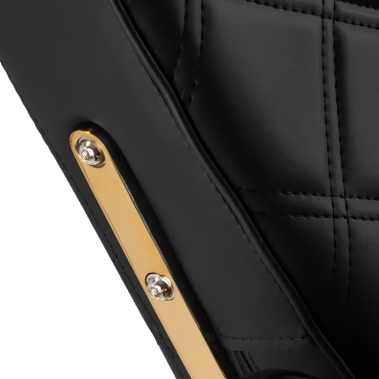 Brijačka stolica Gabbiano Leonardo Gold Black — slika 14