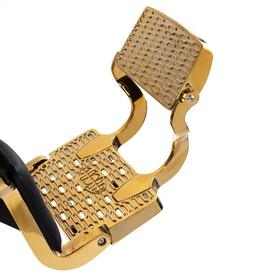 Brijačka stolica Gabbiano Leonardo Gold Black — slika 16