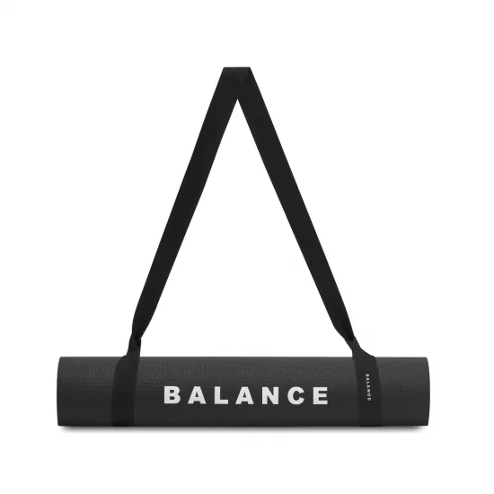PROSTIRKA ZA JOGU BALANCE PVC CRNA — slika 4