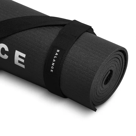 PROSTIRKA ZA JOGU BALANCE PVC CRNA — slika 6