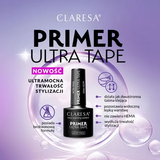 CLARESA Primer Ultra Tape 5 ml — slika 2