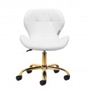 Cosmetic stool QS-06G white