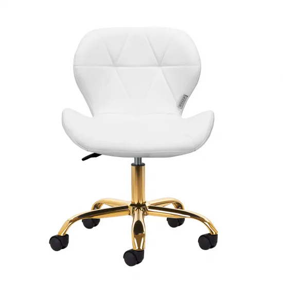 Kozmetička stolica QS-06G bijela — slika 7