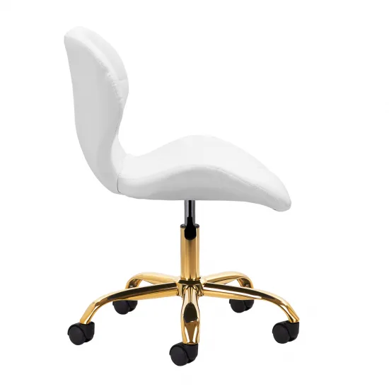 Kozmetička stolica QS-06G bijela — slika 6