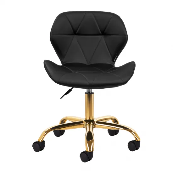 Kozmetička stolica QS-06G crna — slika 7