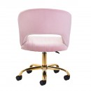4Rico swivel chair QS-OF212G pink