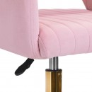 4Rico swivel chair QS-OF212G pink