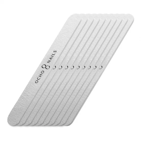 Ocho Nails ravna turpija za nokte 100/180 10 kom. — slika 2