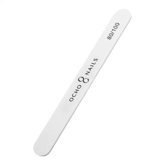 Ocho Nails ravna turpija za nokte 80/100 1 kom. sigurno pakiranje — slika 4