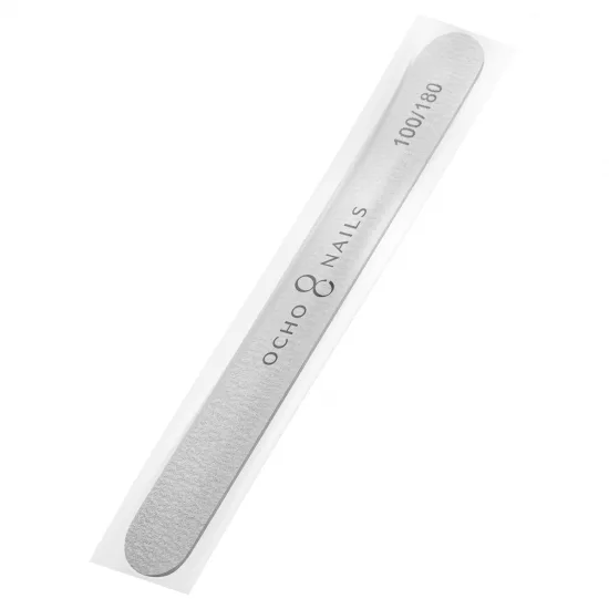 Ocho Nails ravna turpija za nokte, tanka 100/180, 1 kom., sigurno pakiranje