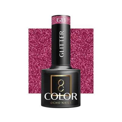 OCHO NAILS Hibridni lak za nokte s glitterom G13 -5 g