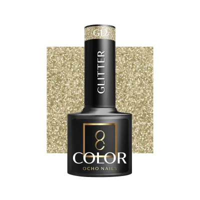 OCHO NAILS Hibridni lak za nokte s glitterom G12 -5 g
