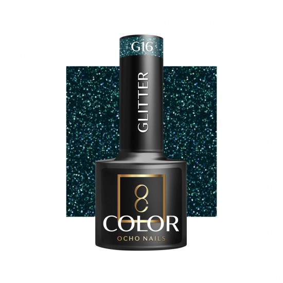 OCHO NAILS Hibridni lak za nokte s glitterom G16 -5 g OCHO NAILS Hibridni lak za nokte s glitterom G16 -5 g