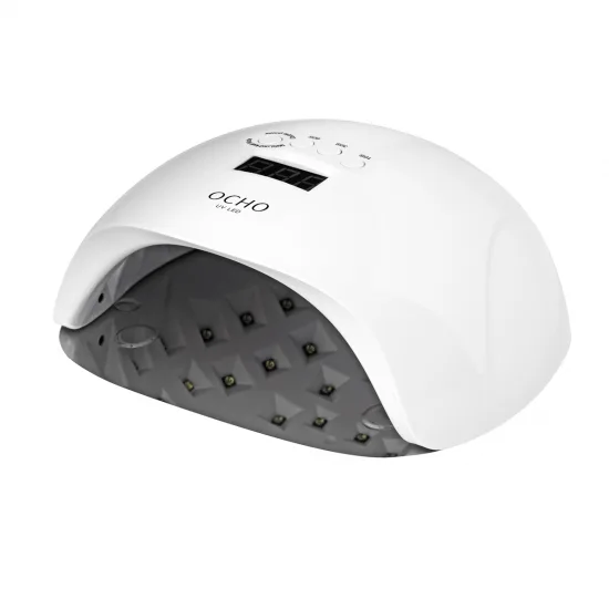 UV LED lampa OCHO NAILS X13 65W bijela sa zrcalnim dnom — slika 9