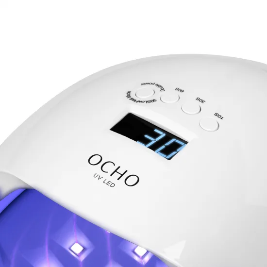 UV LED lampa OCHO NAILS X13 65W bijela sa zrcalnim dnom — slika 6