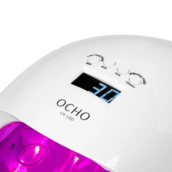 LED UV lampa OCHO NAILS X13 Plus 65W crveno svjetlo bijelo ccc — slika 6
